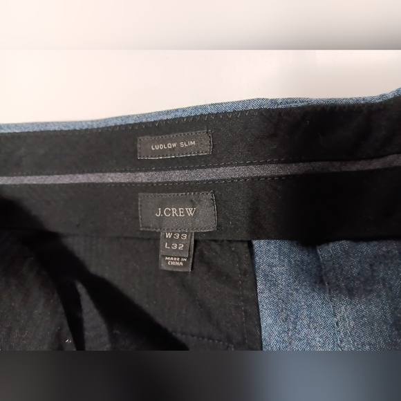 J.Crew Ludlow Slim 💯 Italian Wool Pants size 33x32 - Picture 7 of 12